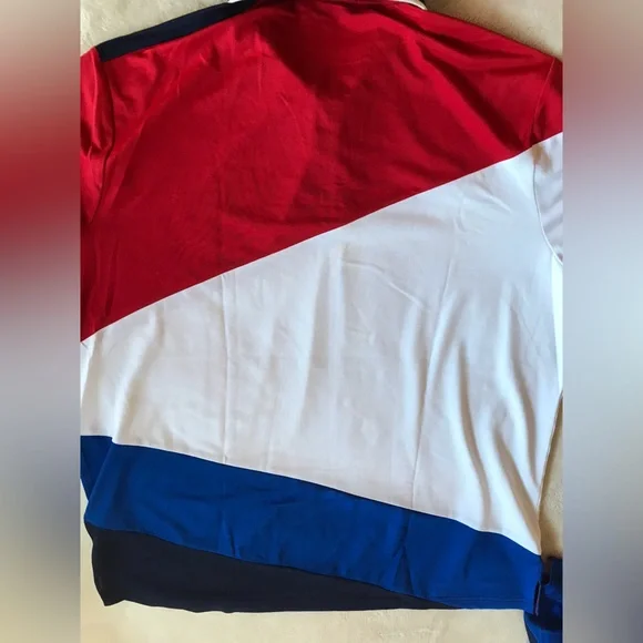 Polo Sport Ralph Lauren Red and Blue Polo Shirt